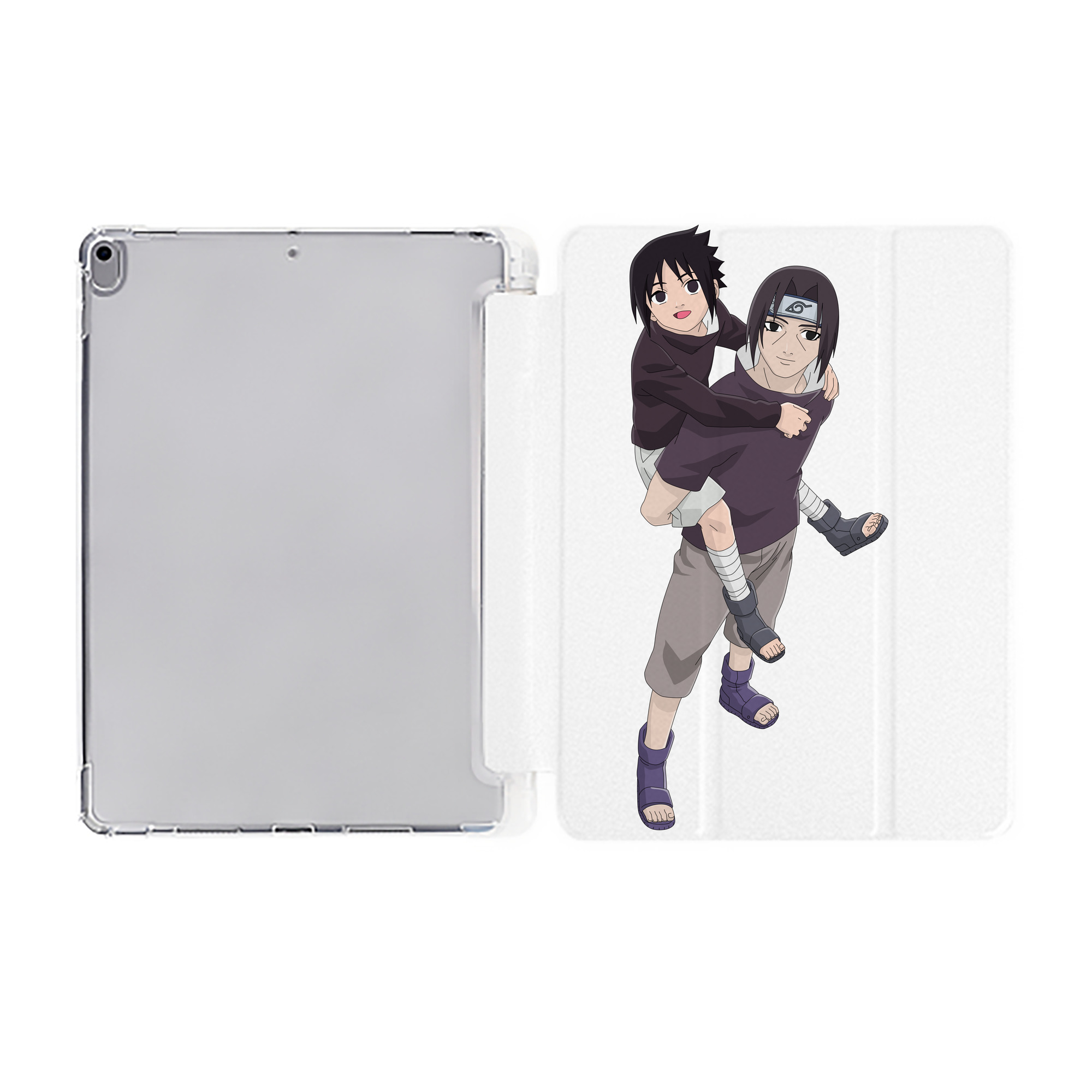 （画像用） NARUTO -ナルト- うちは イタチ Uchiha Itachi IPad ケース ペン収納付き 三つ折りスタンド PUレザー×シリコン 対応機種9.5/10.5/10.9インチ